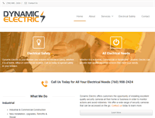 Tablet Screenshot of dynamicelectricsd.com